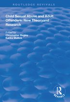 Routledge Revivals- Child Sexual Abuse and Adult Offenders
