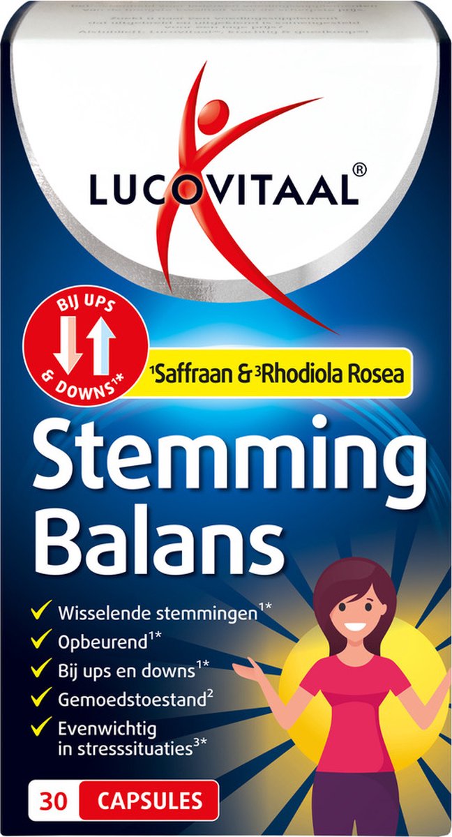 Goedkoopste Lucovitaal Stemmingbalans 30 capsules