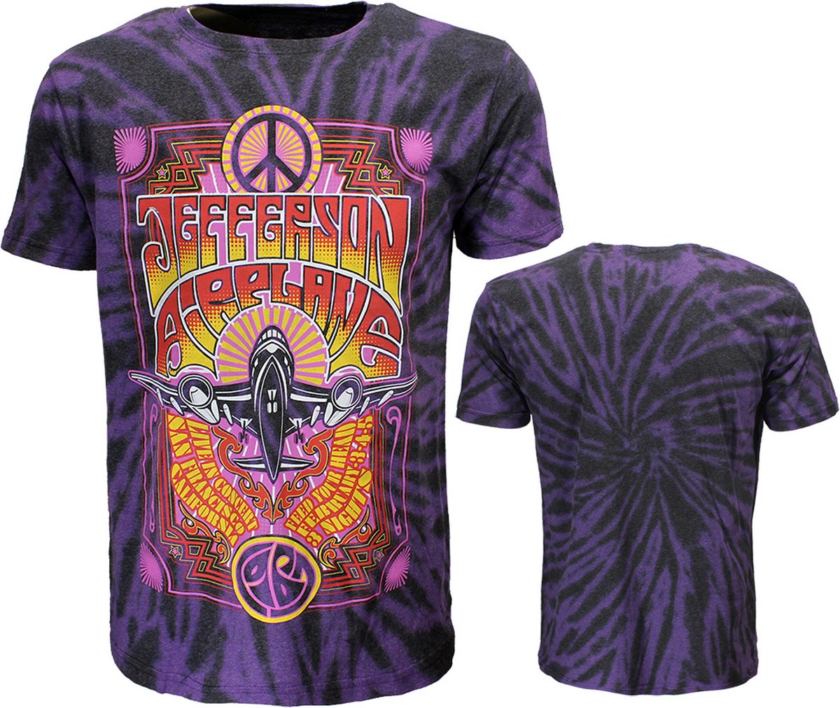 Jefferson Airplane Dip Dye T-Shirt - Officiële Merchandise - M