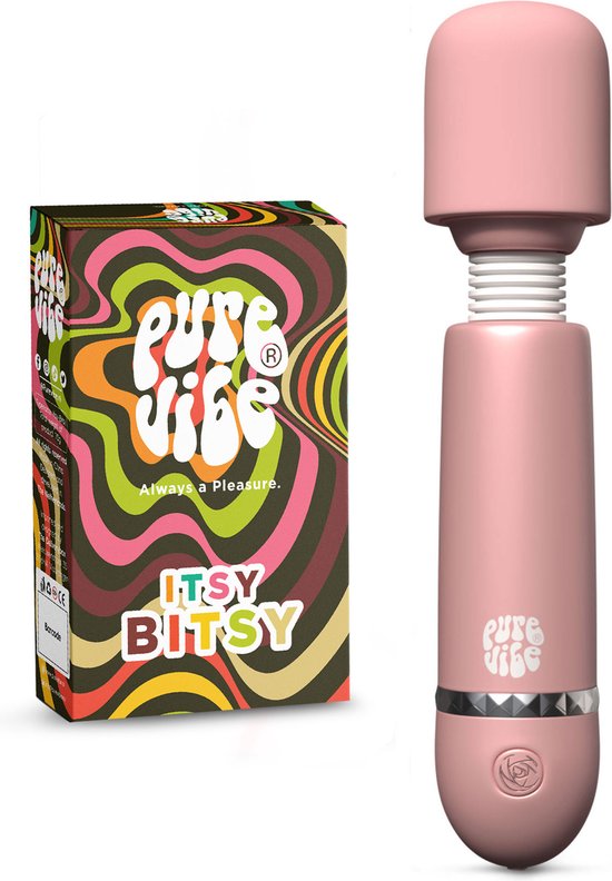 PureVibe® Itsy-Bitsy Clitoris Stimulator en Vibrator - Stil & Discreet - Vibrators voor Vrouwen - Seksspeeltjes - Sex Toys voor vrouwen en koppels - Vibromasseur Femme & Hommes - Roze
