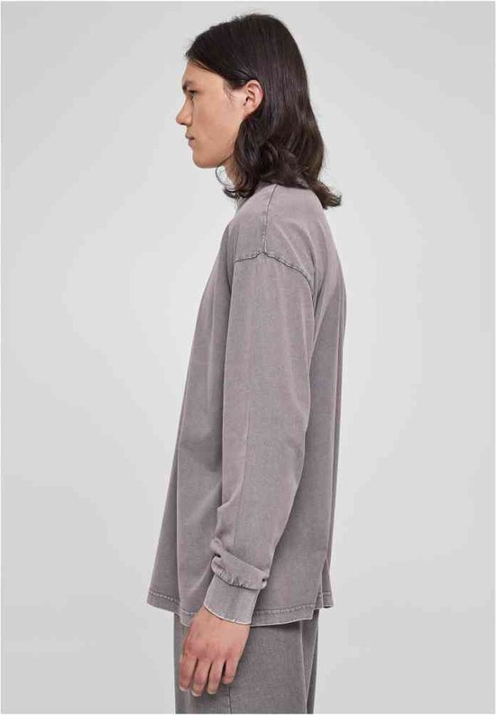 Urban Classics Herren Longsleeve – Heavy Boxy Fit Mit Mock Neck, Aus Schwerem Baumwoll-Jersey