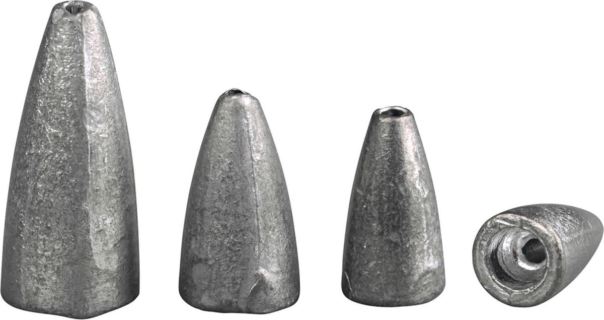 Spro - Lead Bullet Sinker | 7g | 6st - Zwart