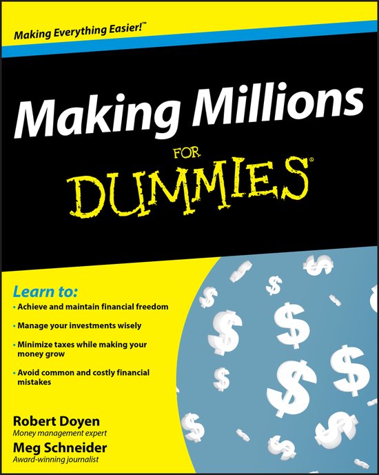 Making Millions For Dummies - cover