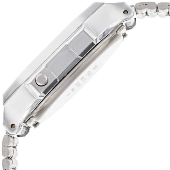 Casio Vintage Iconic A168WEM-1EF Unisex Horloge 36,3 mm - Zilverkleurig