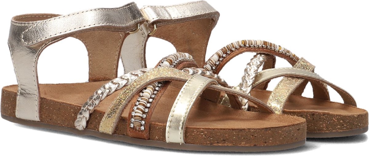 Ton & Ton Meisjes Sandalen - Madita - Goud - Leatherlook - - Maat 29