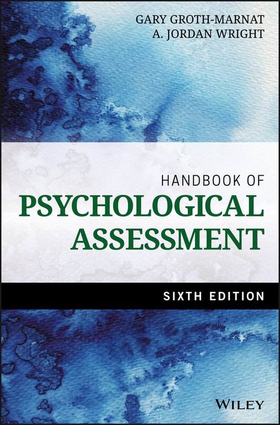 Handbook Psychological Assessment 6th Ed - cover