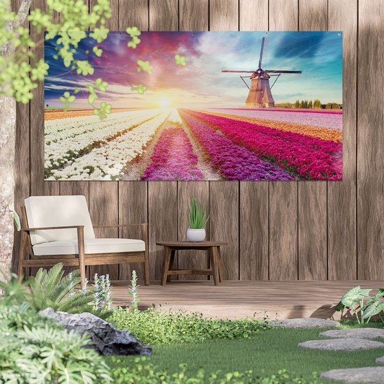 Tapisserie Jardin 3D Feuilles Roses - Décoration Murale 150x200cm Intérieur Extérieur