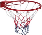 Midwest Basketbalring + Net 45 Cm Rood