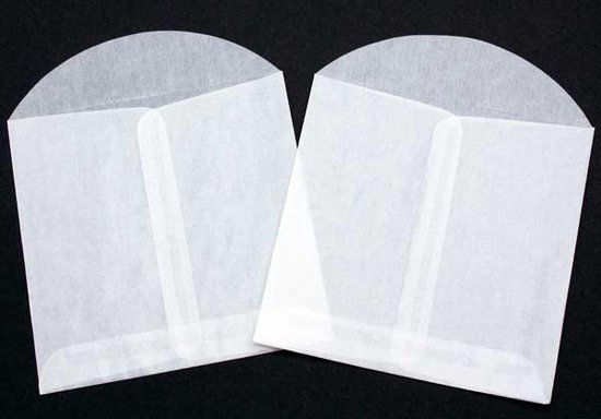 Pergamijn zakjes - 10 x 10 cm - 100 stuks