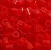 Foto kralen, afm 5x5 mm, gatgrootte 2,5 mm, medium, rood (19), 6000 stuk/ 1 doos