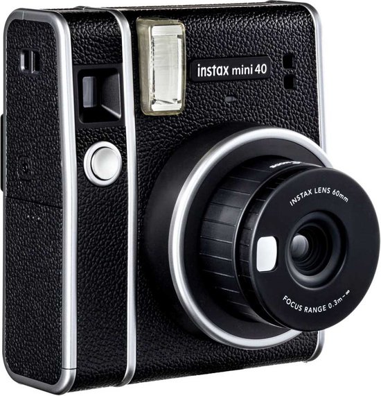 FujiFilm Instax Mini 40 - Instant Camera - Zwart - Fujifilm