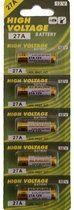 High Voltage 27A Alkaline Batterij 12V - A27 - MN27 - L828 - Krachtig - Afstandsbediening - Beveiligingssysteem - Medisch - Speelgoed - Draadloze Bel - Key finder - Blister 10 stuks
