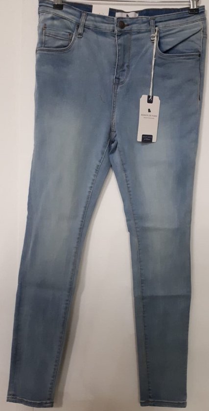 Brams Paris dames spijkerbroek - denim bleach jeans dames - Kate - bleach