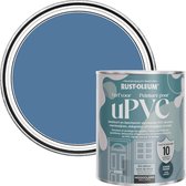 Rust-Oleum Blauw Hoogglans Verf voor PVC - Zijdeblauw 750 ml