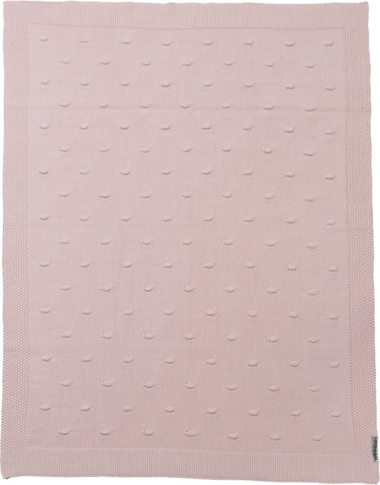 Couverture de lit Meyco Knots - 75 x 100 cm - rose