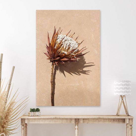 Canvas Schilderij Dried Exotic Flower