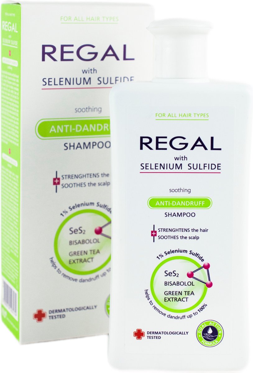 Regal Anti Roos Shampoo - Kalmerend met Selenium Sulfide - voor Elk Haartype - 200ML