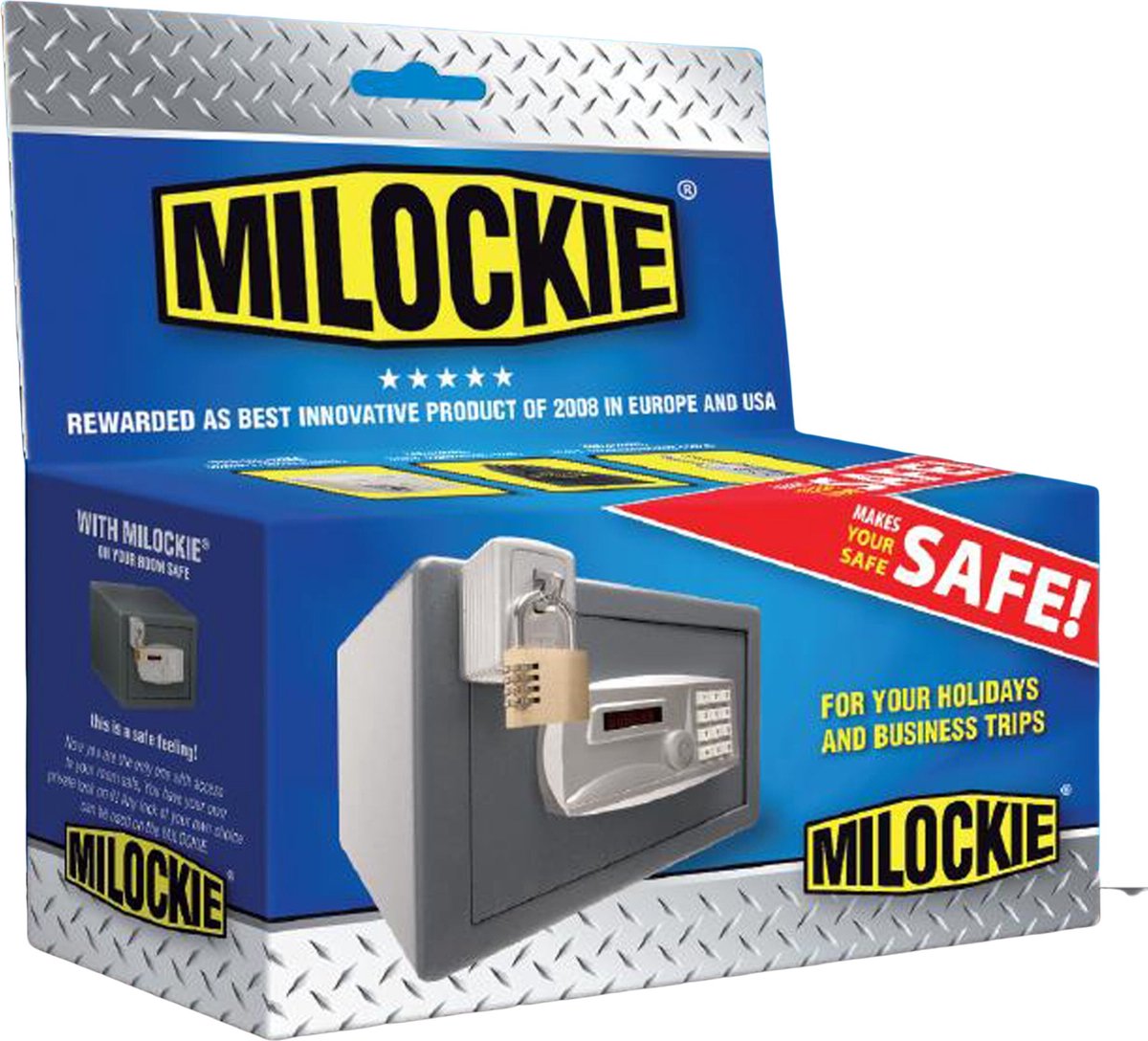 Milockie Safety Lock - Hotelkluis Slot - Reisslot voor Kluis