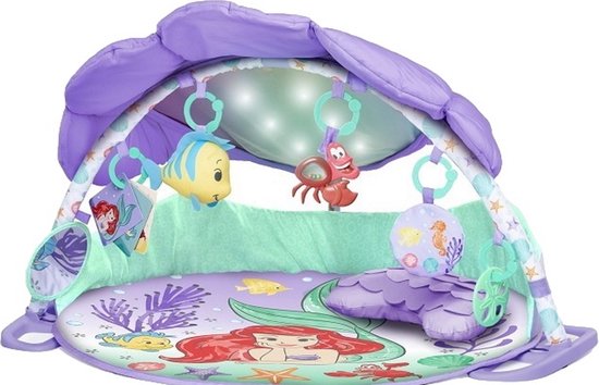 Bright Starts Disney Baby Little Mermaid Twinkle Trove Tapis d'activité Gym K12534