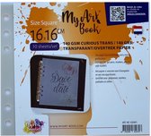 Carré de papier MyArtBook - papier transparent 140g