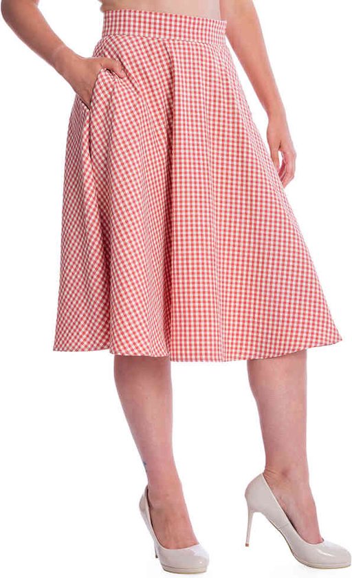 Rok Banned - XS- GINGHAM PICNICK Rouge