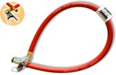Tuyau jumbo Pompd rouge tuyau de pompe à vélo hollandais TUYAU POUR POMPE À VÉLO JUMBO - Universel pour pompe à vélo