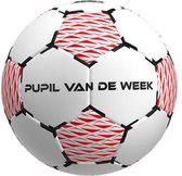 Pupil van de week voetbal 2.0 - Rood/zwart - maat 5