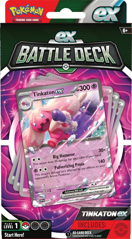Pokémon EX Battle Deck - Tinkaton - Pokémon Kaarten