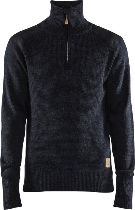 Blaklader Wollen sweater 4630-1071 - Donkergrijs/Zwart - L