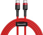 Baseus CATKLF-H09 Cafule Serie USB-C / Type-C PD 2.0 60W Flash oplaadkabel, kabellengte: 2 m