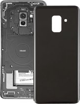 Let op type!! Back Cover for Galaxy A8+ (2018) / A730(Black)