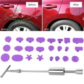 Auto Repair Body Tool Kit PDR Dent Verveloos Reparatiegereedschap Uitdeukstation Slide Hammer Reverse Hammer Aluminium zuignappen voor deuk