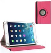 7 inch tablet hoes 360 graden draaibaar roze - universeel