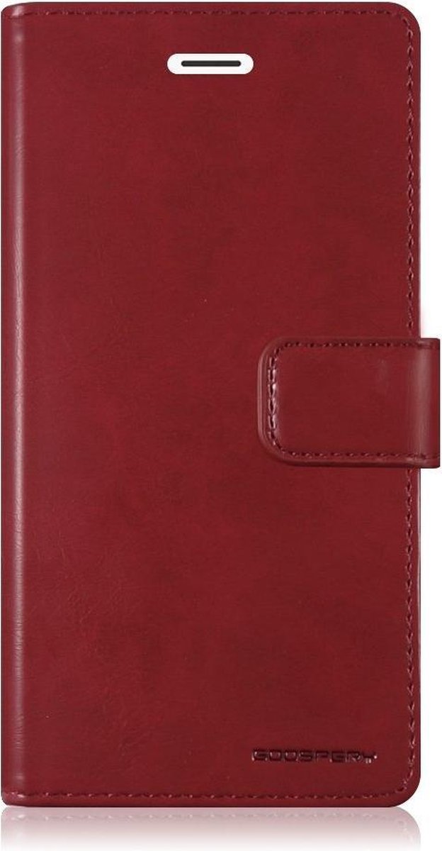 Hoesje geschikt voor Samsung Galaxy A70 - blue moon diary wallet case - donker rood