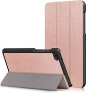 Lenovo Tab 4 7 Essential Hoes - Tri-Fold Book Case - Rose-Gold