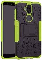 Schokbestendige Back Cover - Hoesje geschikt voor Asus Zenfone 5 Lite - Groen
