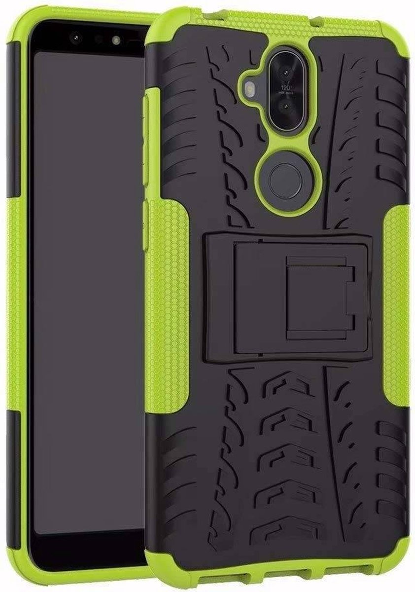 Schokbestendige Back Cover - Asus Zenfone 5 Lite - Groen