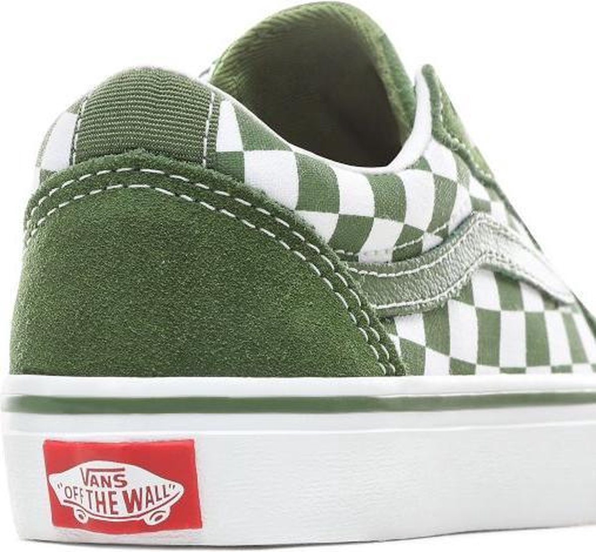 Frank Gepolijst toezicht houden op Vans YT Ward groen wit geblokt sneakers kids (VN0A38J9VW5) | bol.com