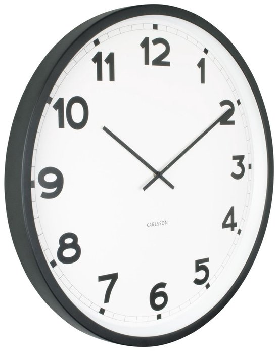 Karlsson Wandklok New Classic - Medium - Wit - Ø40,6cm - Modern