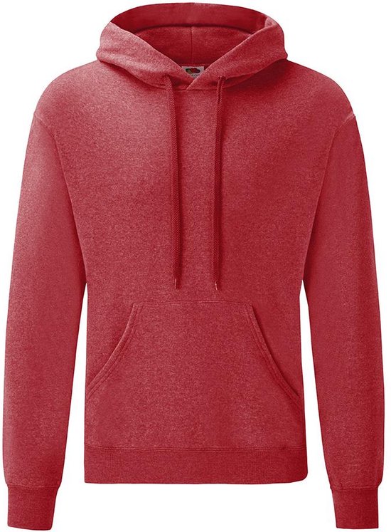 Fruit of the Loom - Classic Hoodie - Rood - XXL