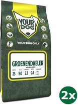 2x3 kg Yourdog groenendaeler volwassen hondenvoer
