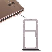 SIM-kaartvak + SIM-kaartvak / Micro SD-kaart voor Huawei Mate 10 (zilver)