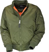 Vintage Industries Westford MA1 Olive Winterjassen Heren