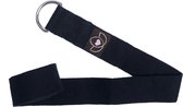 Yoga riem / strap extra lang zwart - Lotus