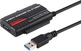 USB 3.0 naar IDE / SATA vaste schijf externe HDD-adapter (zwart)