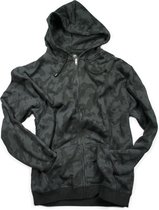 Fostex Hooded sweater met rits night camo