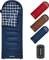 sleeping bag / Premium Sleeping Bag Adults & Kids - Warm 3-4 Seasons, Waterproof Lightweight Sleeping Bag for Men, Women, Camping, Festivals &