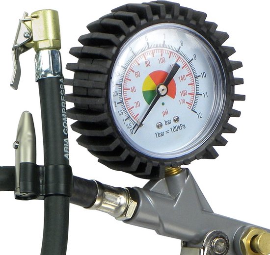 Bandenpomp met twinconnector 12 Bar Bandenpomp met twinconnector 12 Bar