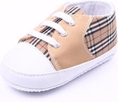 Beige sneakers - Textiel - Maat 21 - Zachte zool - 12 tot 18 maanden