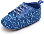 Blauwe sneakers - Textiel - Maat 19/20 - Zachte zool - 6 tot 12 maanden